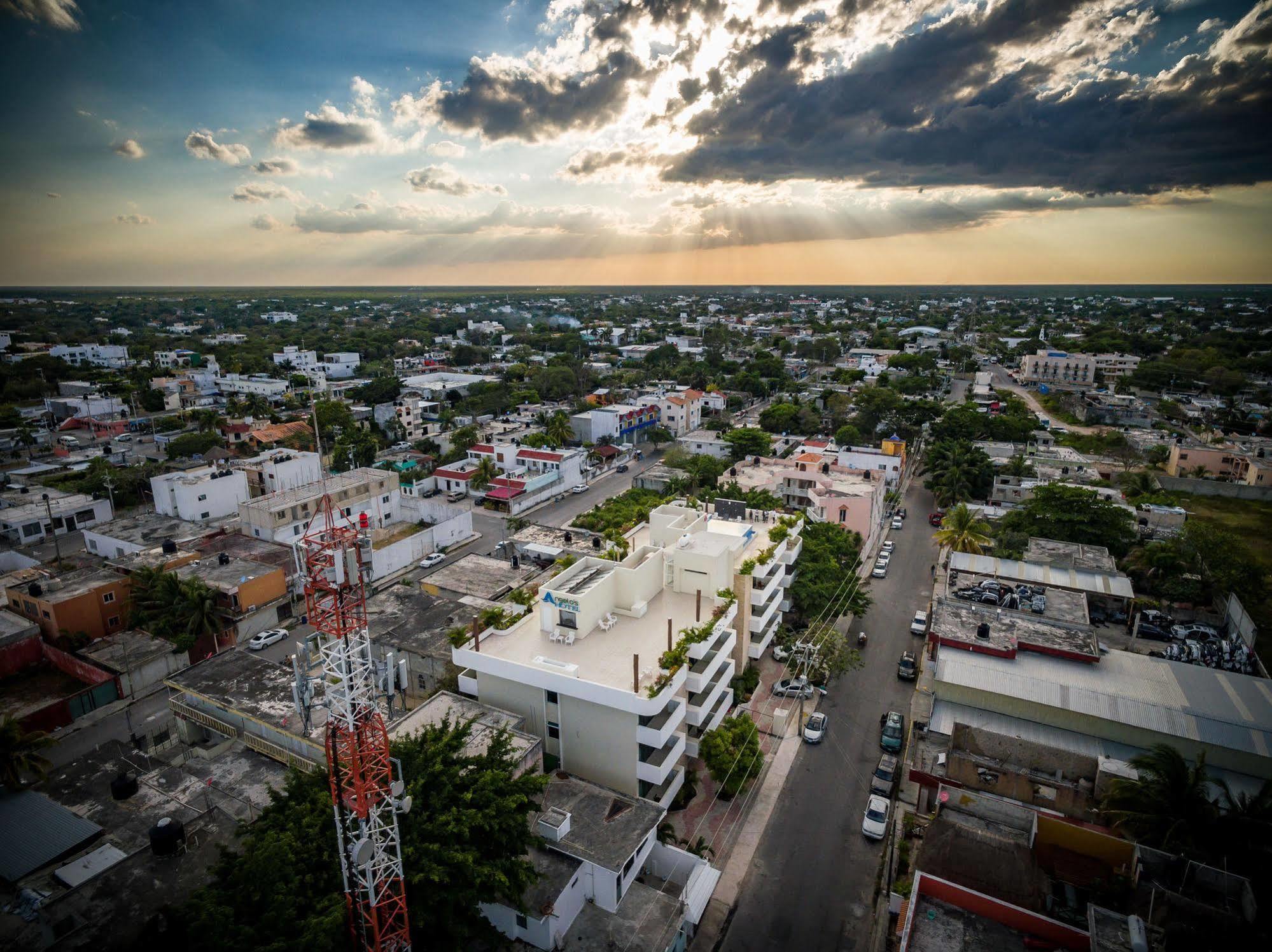 Angelo'S Hotel Playa del Carmen Bagian luar foto